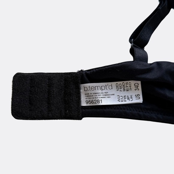 b.tempt'd by Wacoal Future Foundation Wire-Free Bra Black 34D NWT Retail $46 - Picture 4 of 5